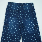 Printed Cargo Dark Blue Slash Slub